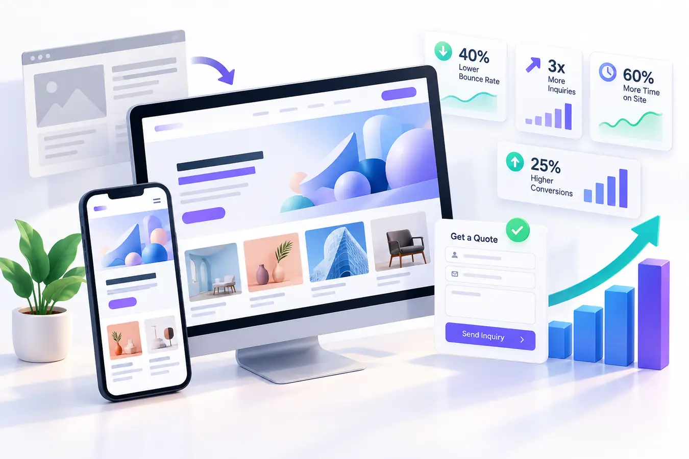 DesignCraft Studio: Website Redesign That Converts